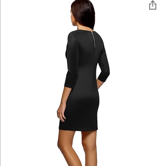 Flattering black mini dress - Picture 2 of 9